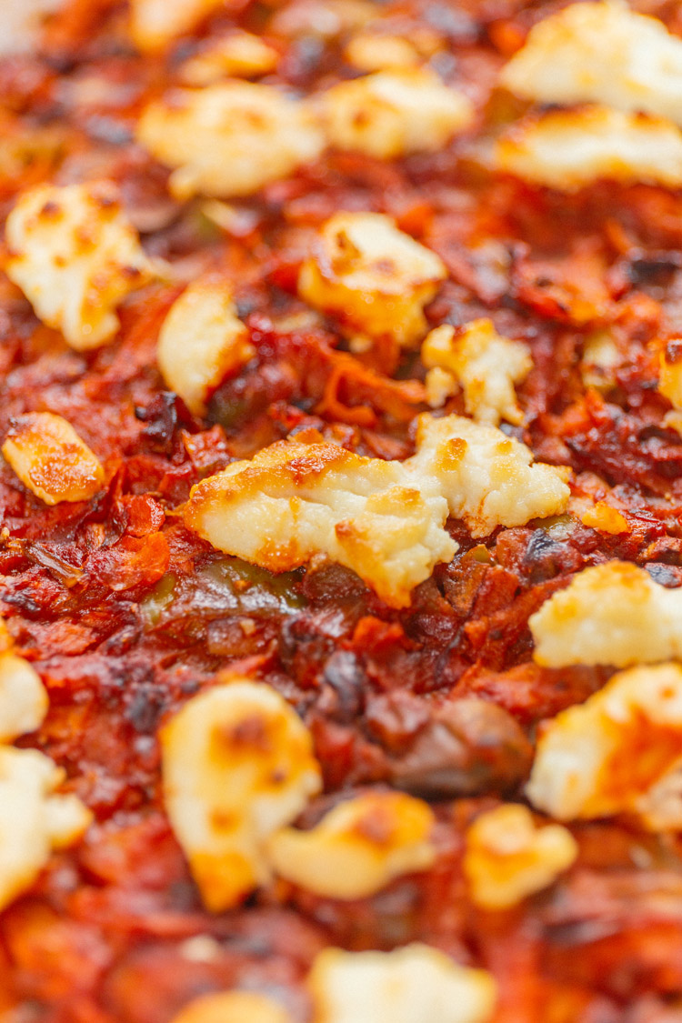 Vegetarian Pizza Casserole