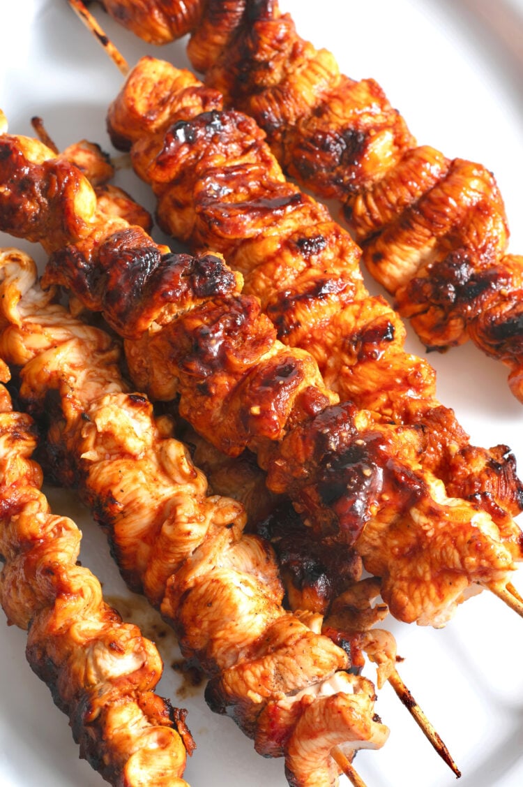 These flavorful chipotle honey chicken skewers will be the star of your cookout!