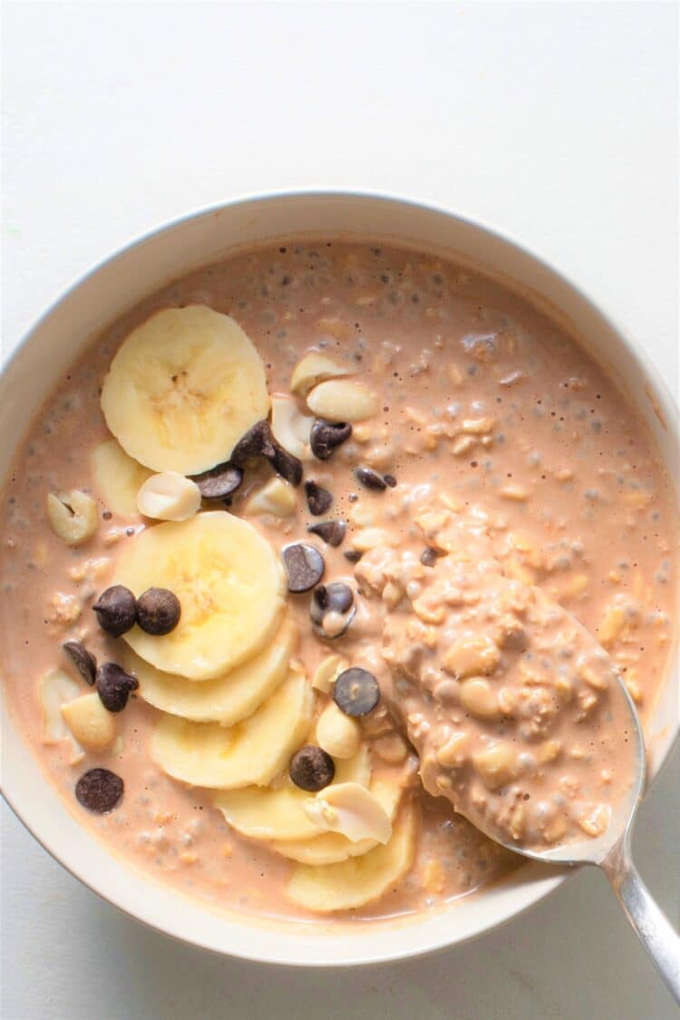 Add whatever toppings you'd like to this yummy dish.