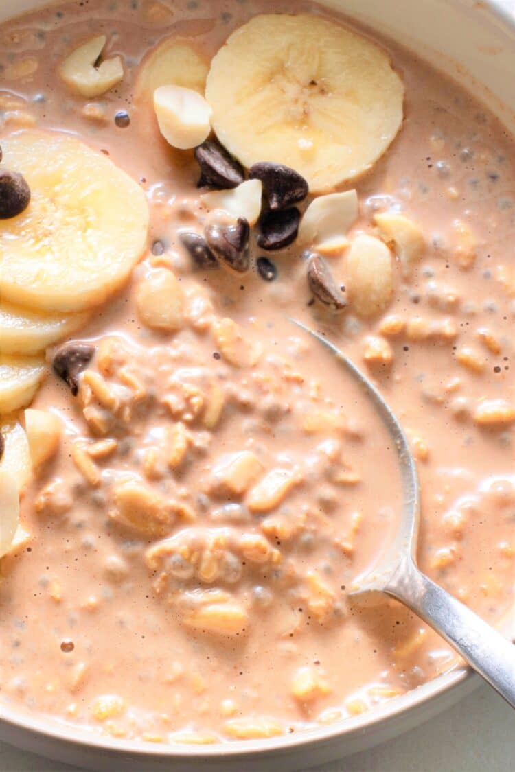 Simple ingredients come together to create a super easy and delicious breakfast.