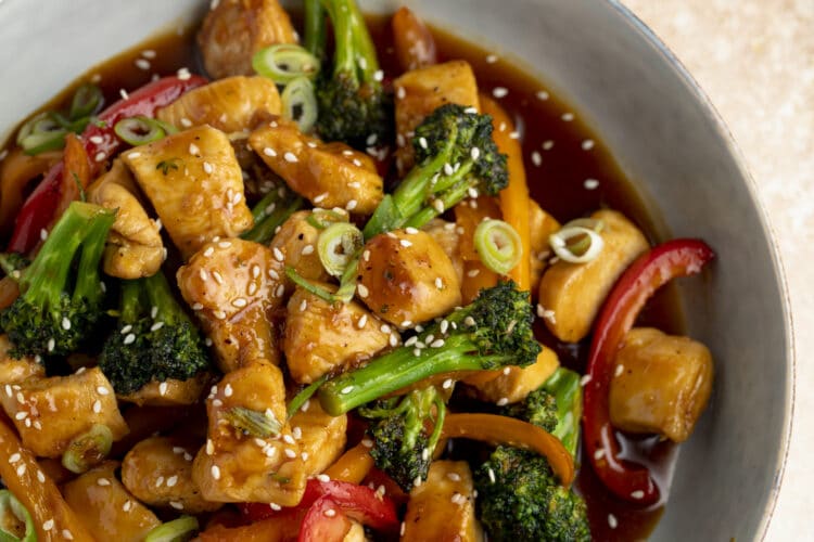 Ginger Honey Chicken Stir Fry