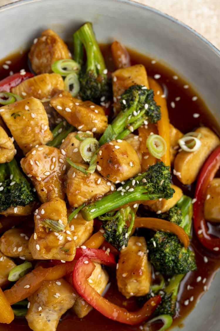 honey ginger chicken stir fry recipe