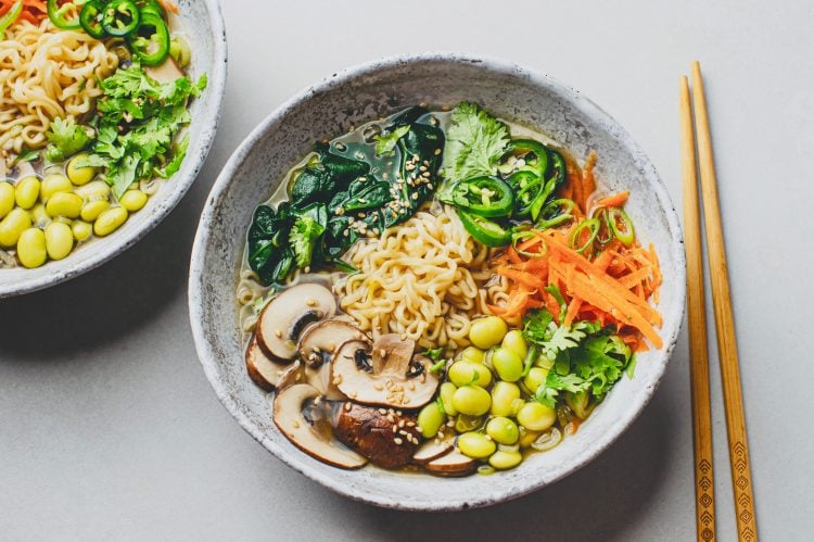 Don’t Give Up Your Favorite Foods: Use Edamame in Ramen for Plant-Based Protein