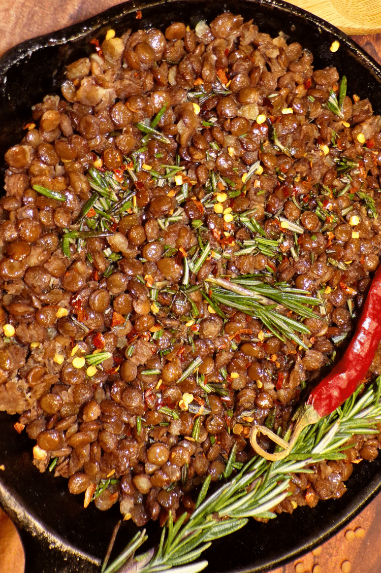 kickin lentils recipe