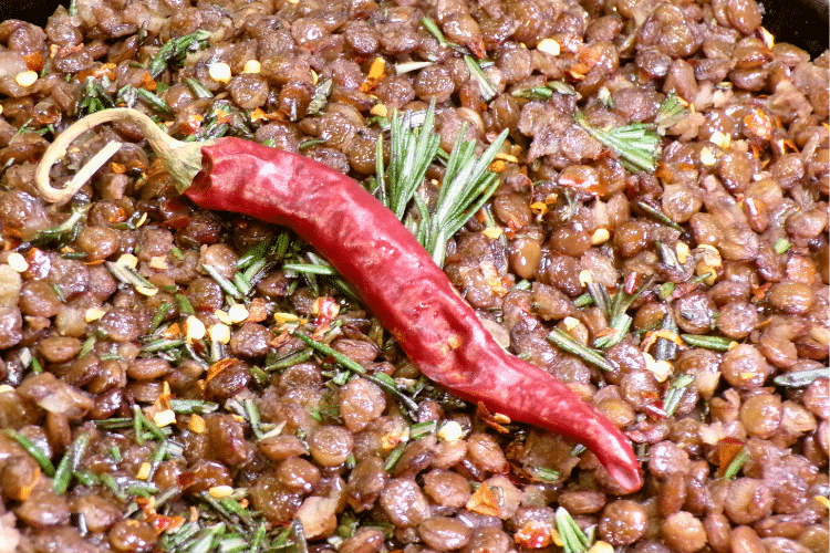 rosemary lentils