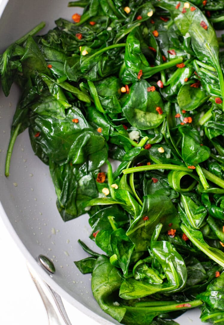 These easy sauteed greens will add a whole bunch of nutrition to any meal!