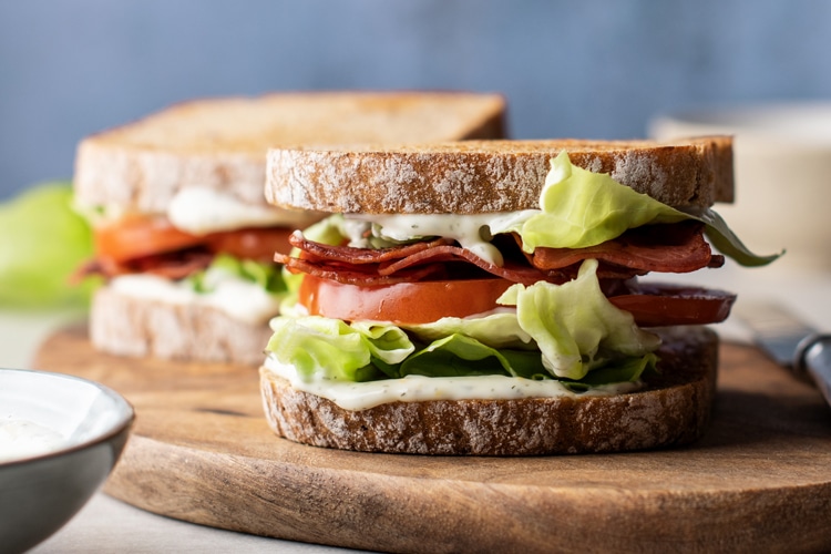 Ultimate Skinny BLT with Dill Mayo