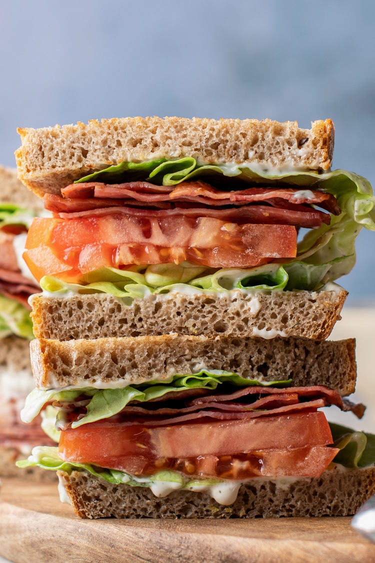 Try this Ultimate Skinny BLT with Dill Mayo for a Super Yummy, No-Guilt Lunch