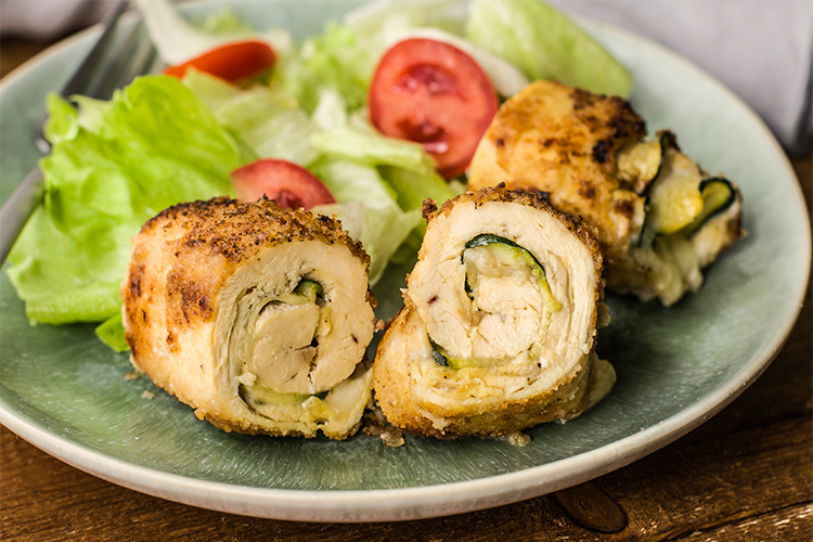 Chicken Zucchini Roll Ups