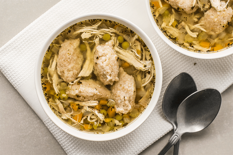 Healthy Slow Cooker Chicken and Dumplings