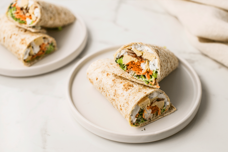 Skinny Chicken Bacon Ranch Wraps