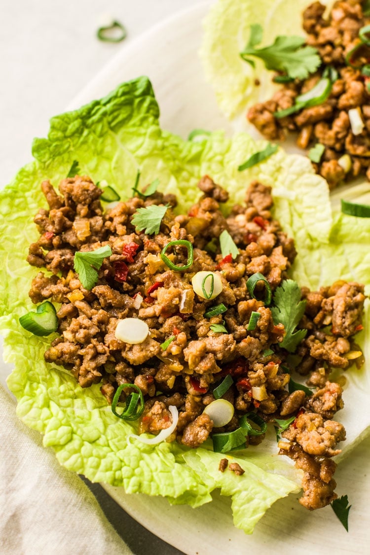 Korean BBQ Cabbage Cups