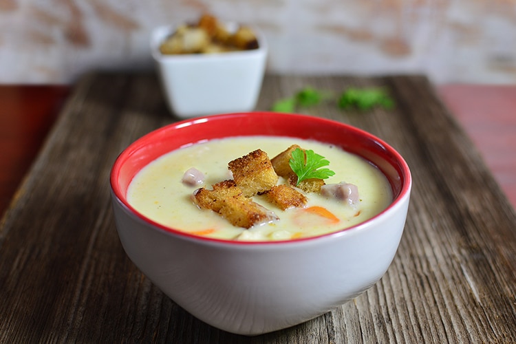 Instant Pot Chicken Cordon Bleu Chowder