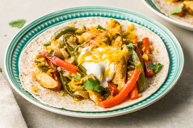 Skinny Chicken Fajitas