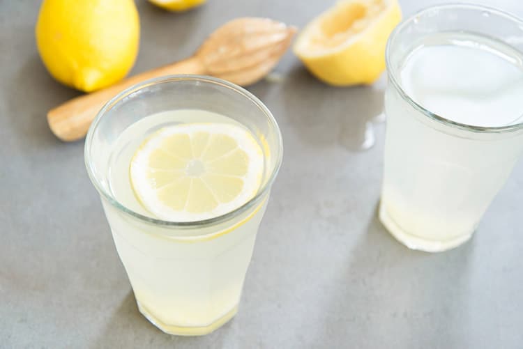 lemon water