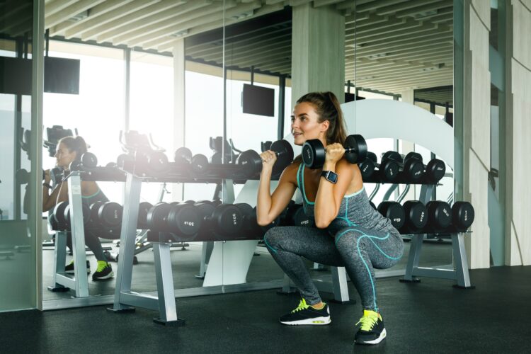 Squat thrusts are a total body exercise that are perfect for a fast and effective routine.
