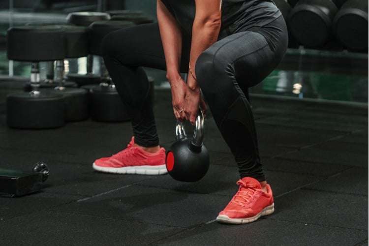 15-minute kettlebell cardio circuit