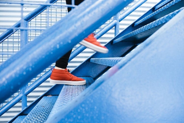 Take the stairs to burn some extra calories