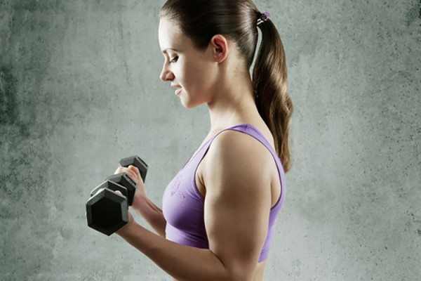 30-day arm training: bicep curls
